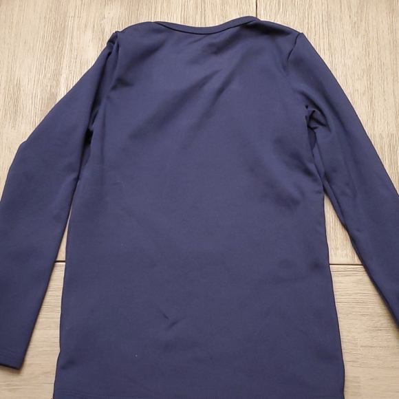NWOT Thermajane junior navy soft thermal top - Picture 2 of 3